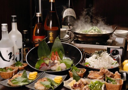 Izakaya sashimi set in Fukuoka Izakaya sashimi set