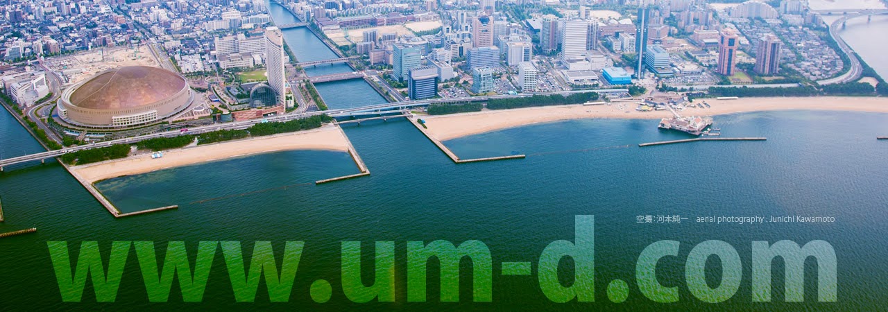 福岡市中央区百道浜地区空撮写真