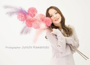 フワラーヘアメイクモデル